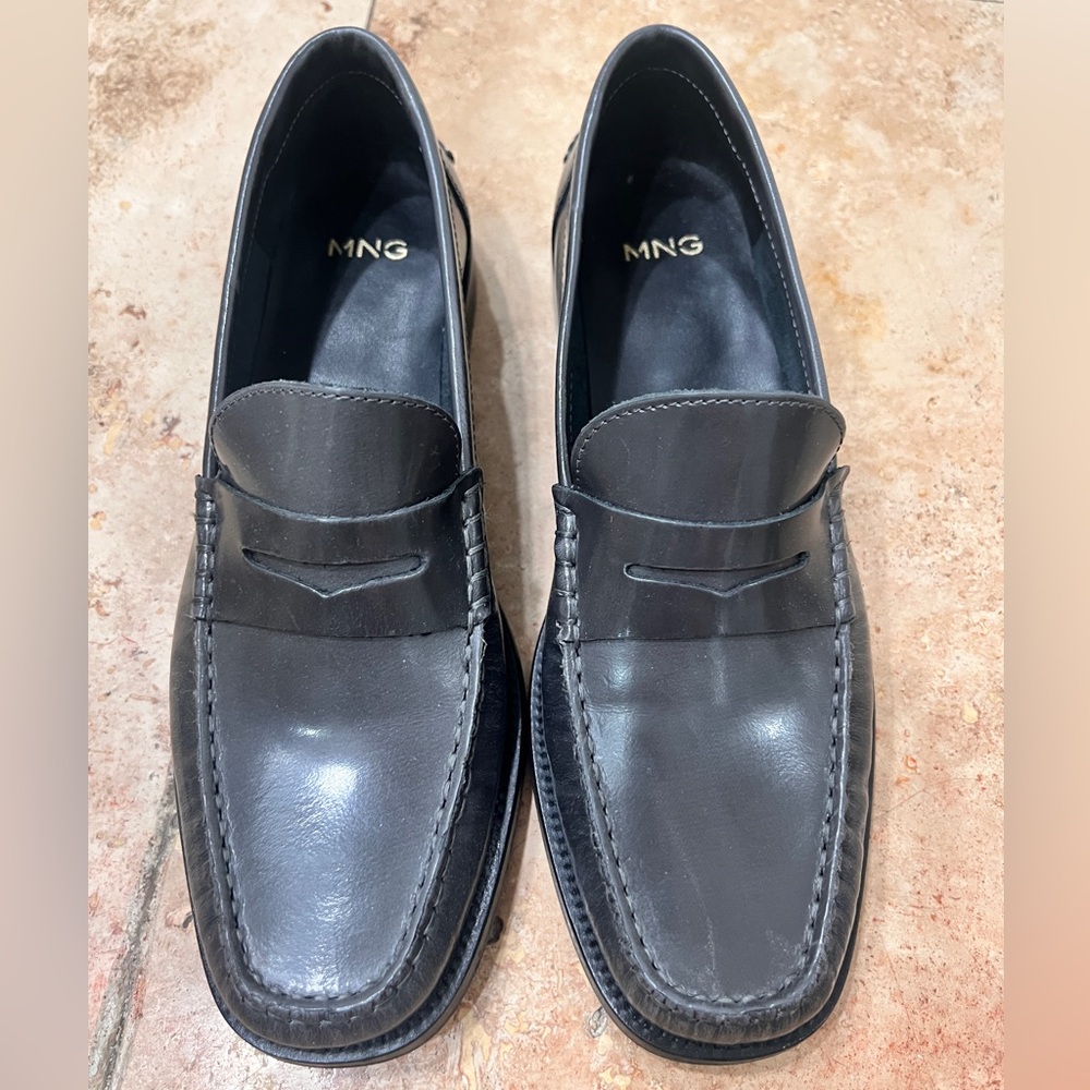 MNG  Leather Loafers